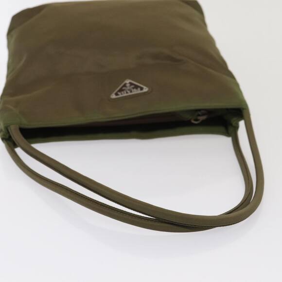 PRADA Hand Bag Nylon Khaki - Picture 7 of 13